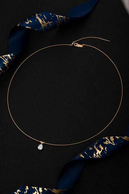 Lab Grown Diamond Necklace-ZBN0083-0.9CT