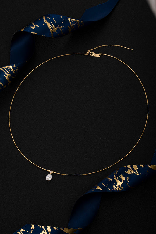Lab Grown Diamond Necklace-ZBN0083-0.9CT