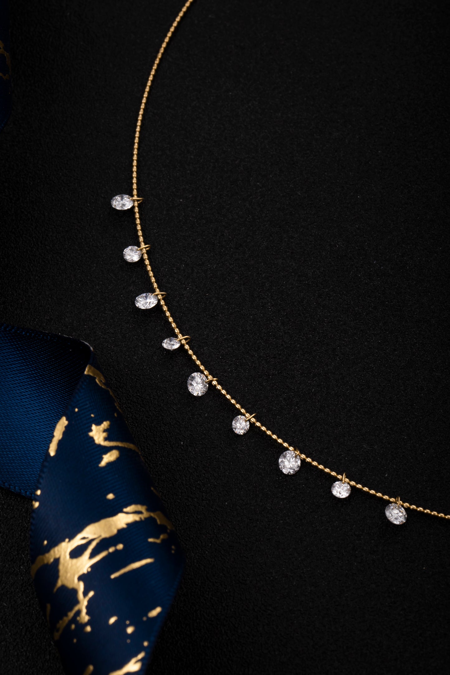 Lab Grown Diamond Necklace-ZBN0093