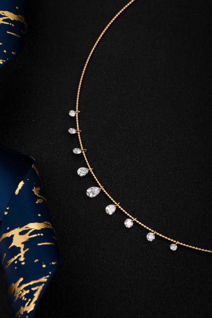 Lab Grown Diamond Necklace-ZBN0094