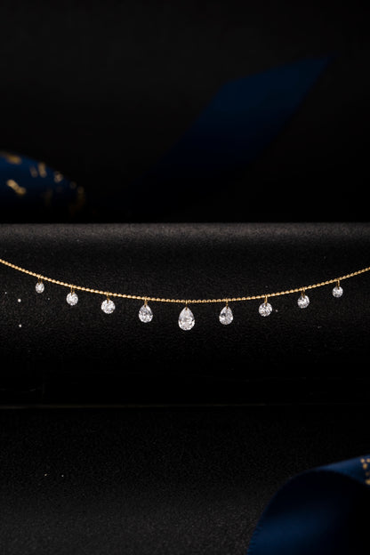 Lab Grown Diamond Necklace-ZBN0094