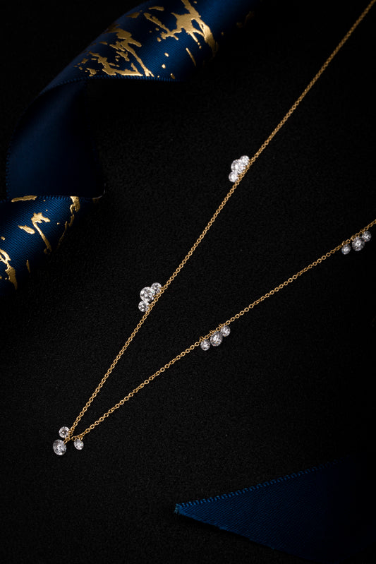 Lab Grown Diamond Necklace-ZBN0097