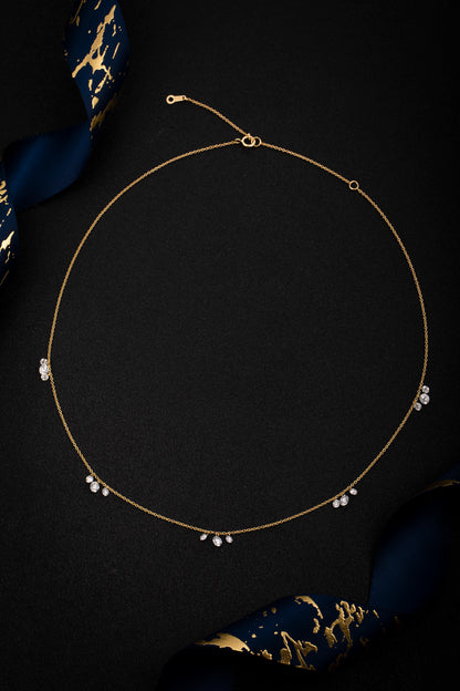Lab Grown Diamond Necklace-ZBN0097