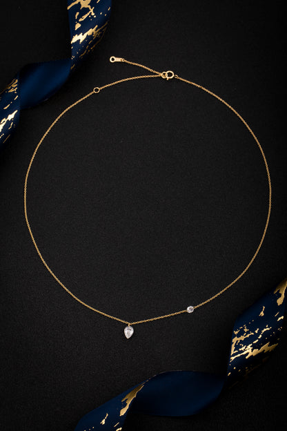 Lab Grown Diamond Necklace-ZBN0096
