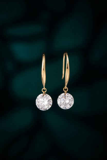 Lab Grown Diamond Earring-ZBE0172-0.8CT