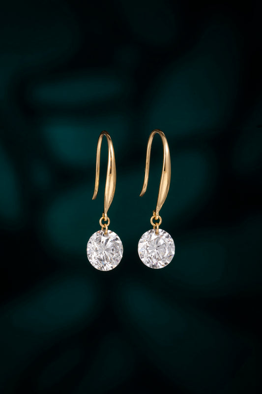 Lab Grown Diamond Earring-ZBE0172-0.6CT