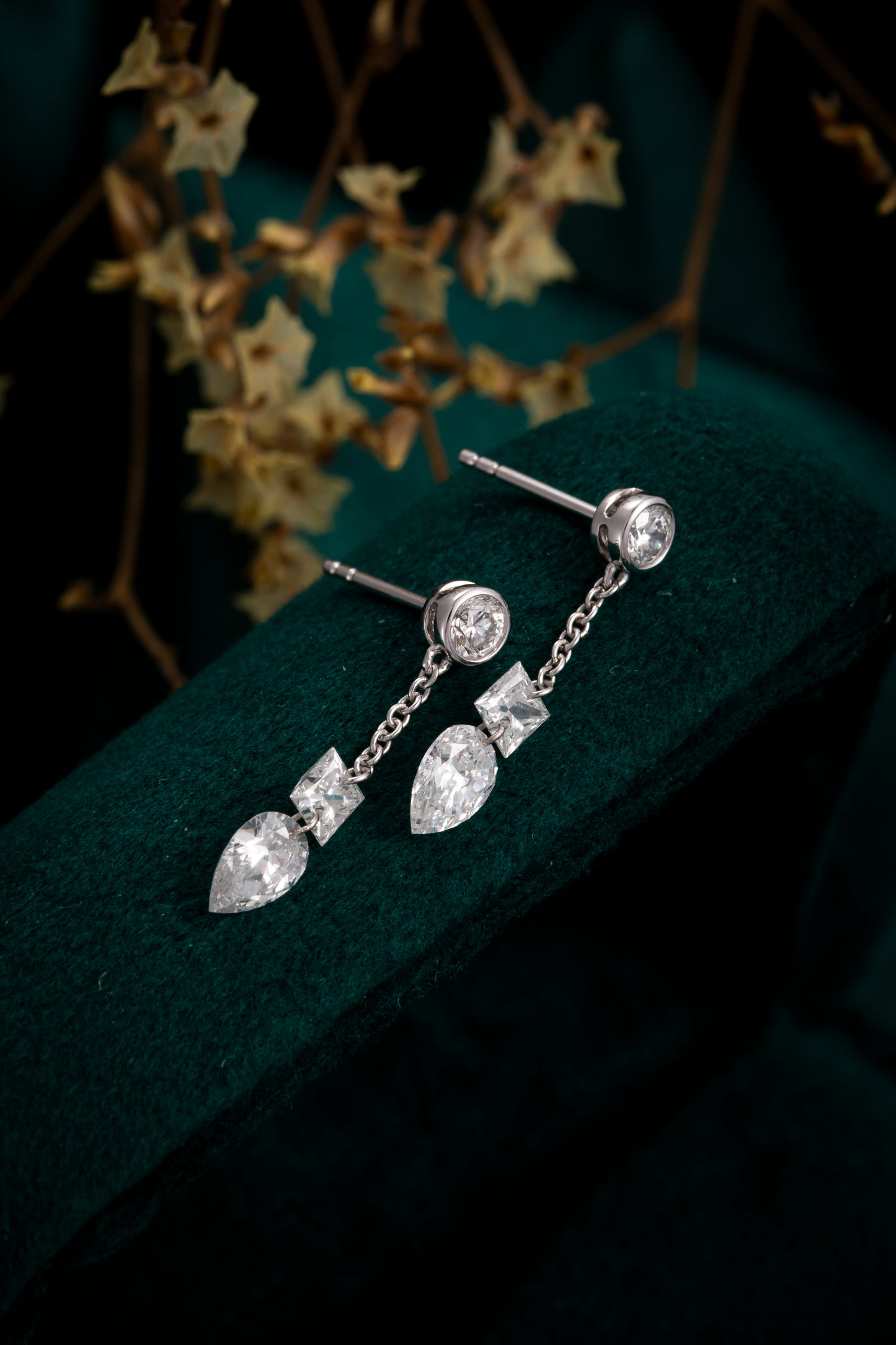 Lab Grown Diamond Earring-ZBE0164-0.35CT