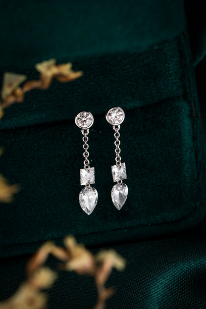 Lab Grown Diamond Earring-ZBE0164-0.35CT