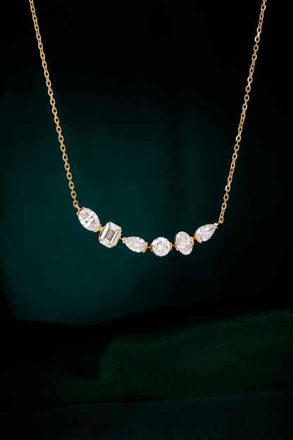 Lab Grown Diamond Necklace-ZBN0015