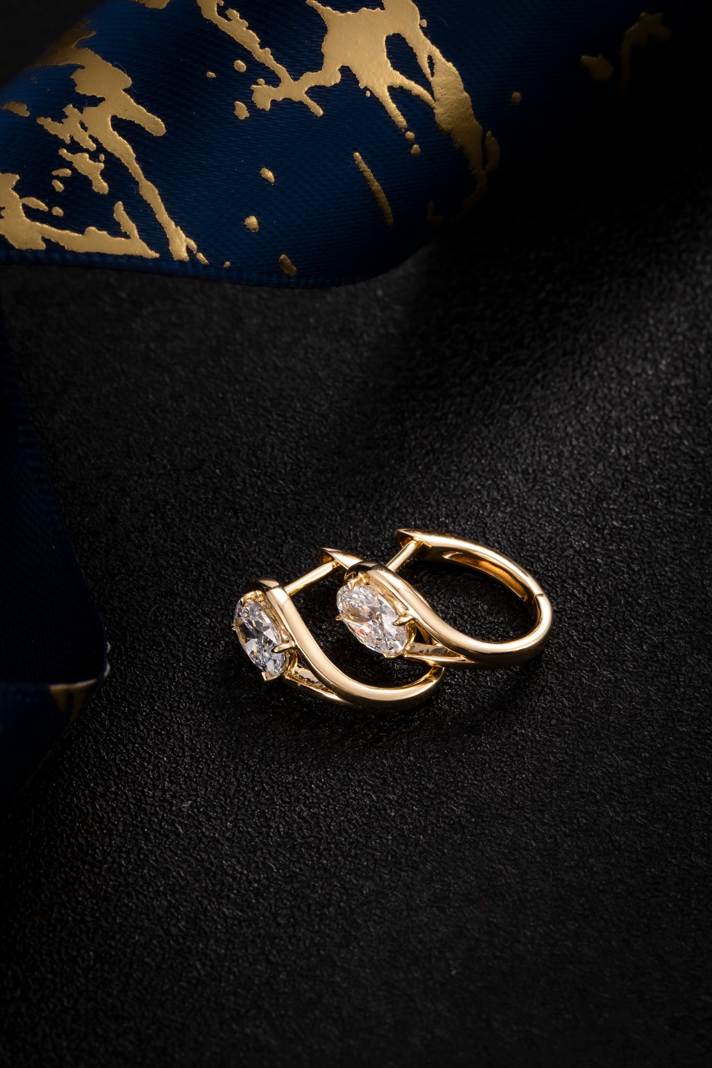 Lab Grown Diamond Earring-ZBE0076-2