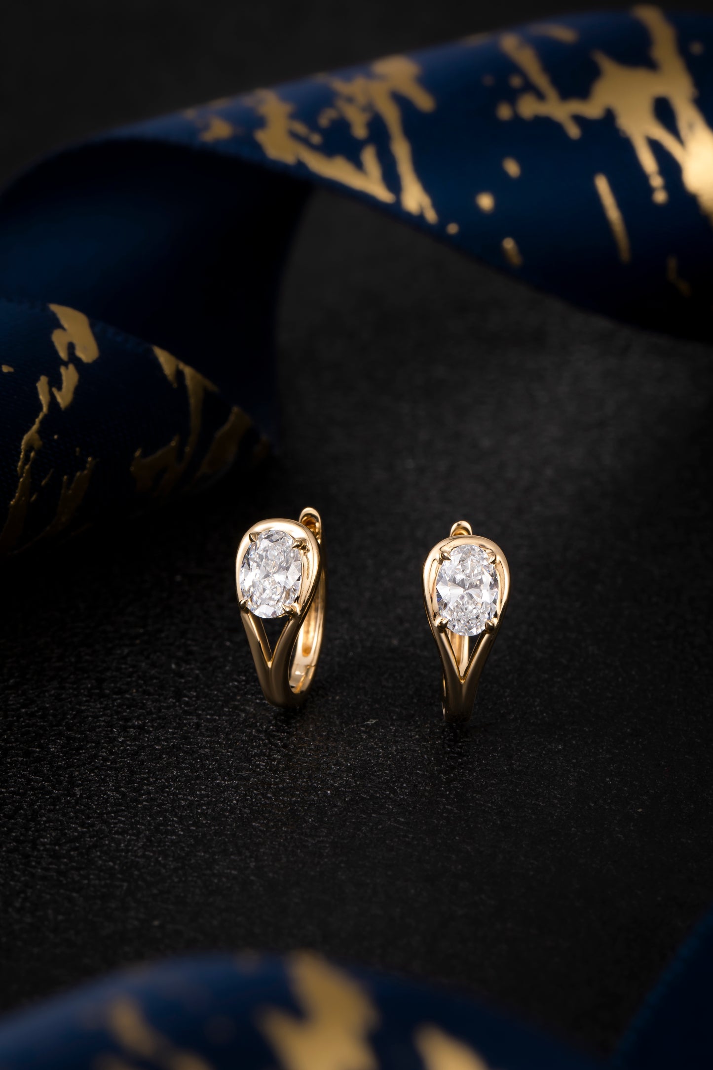 Lab Grown Diamond Earring-ZBE0076-2