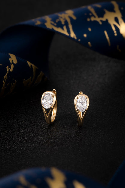 Lab Grown Diamond Earring-ZBE0076-2