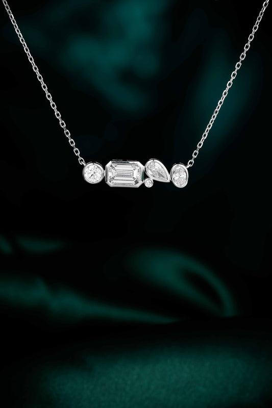 Lab Grown Diamond Necklace-ZBN0016