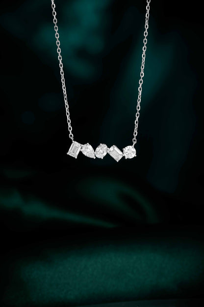 Lab Grown Diamond Necklace-ZBN0018