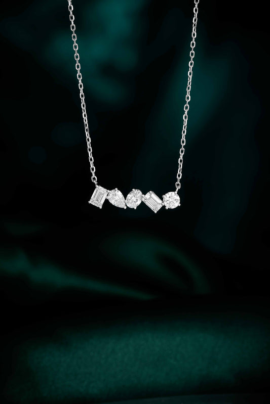 Lab Grown Diamond Necklace-ZBN0018