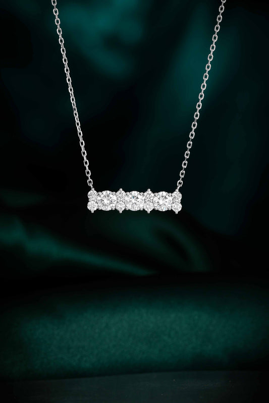 Lab Grown Diamond Necklace-ZBN0024