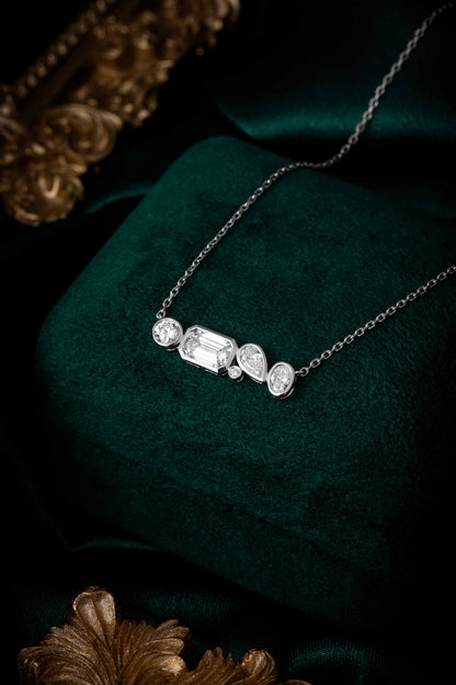 Lab Grown Diamond Necklace-ZBN0016