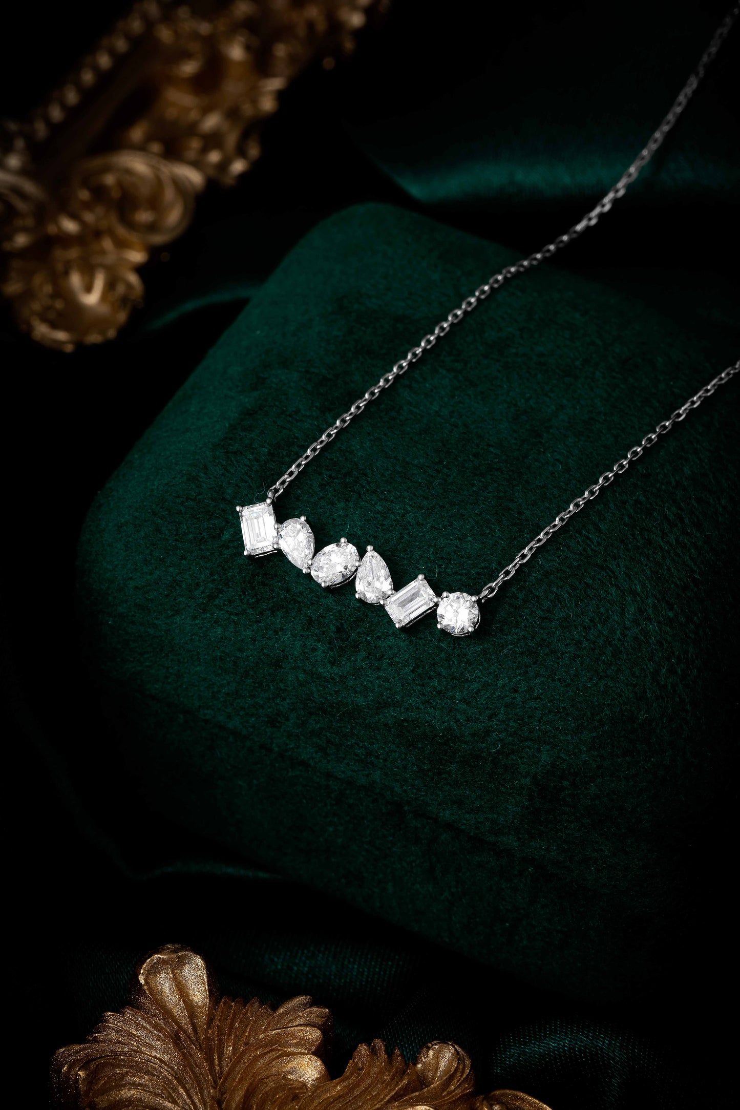 Lab Grown Diamond Necklace-ZBN0017