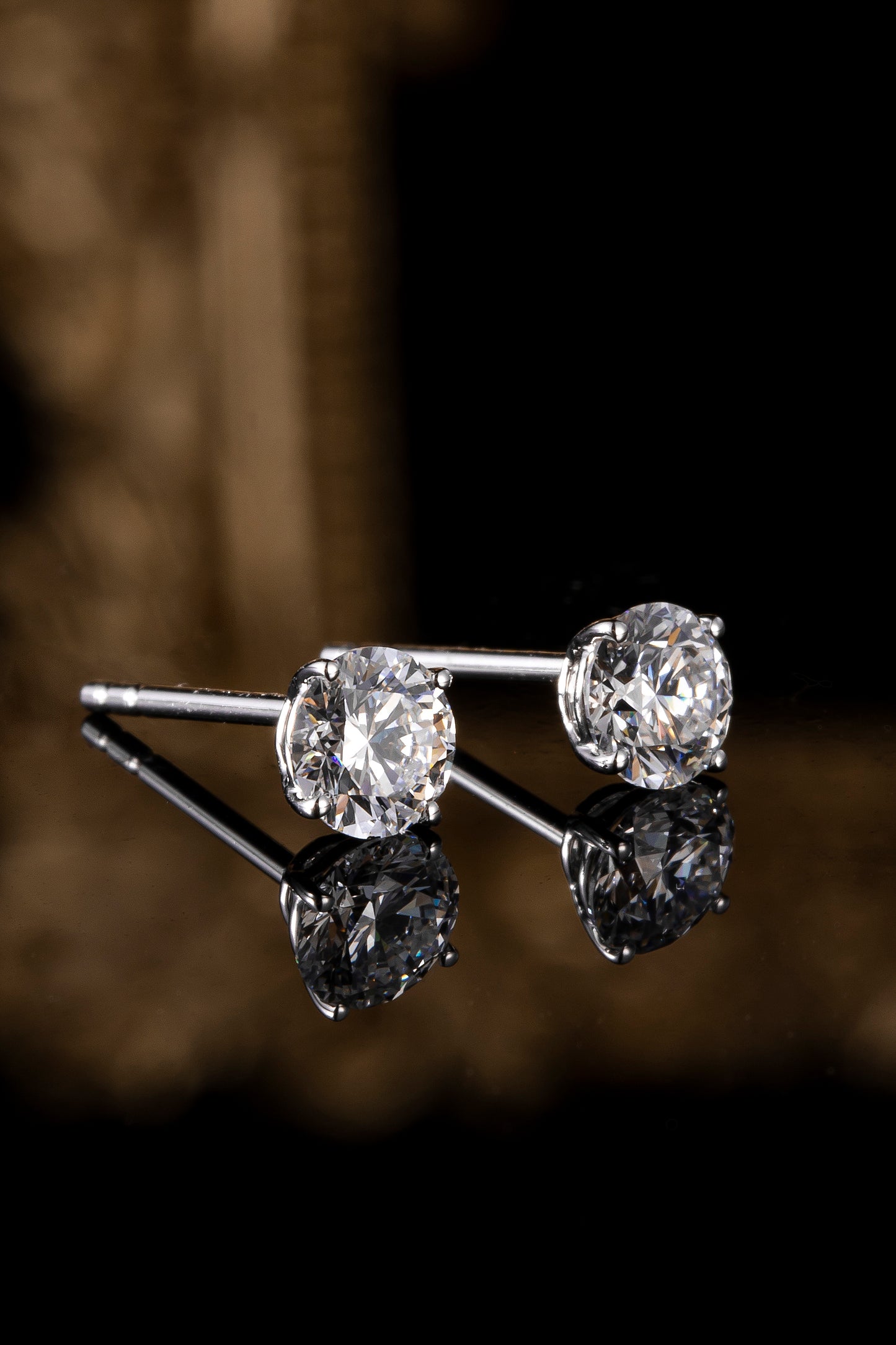 Lab Grown Diamond Earring-ZBE0097-0.4CT