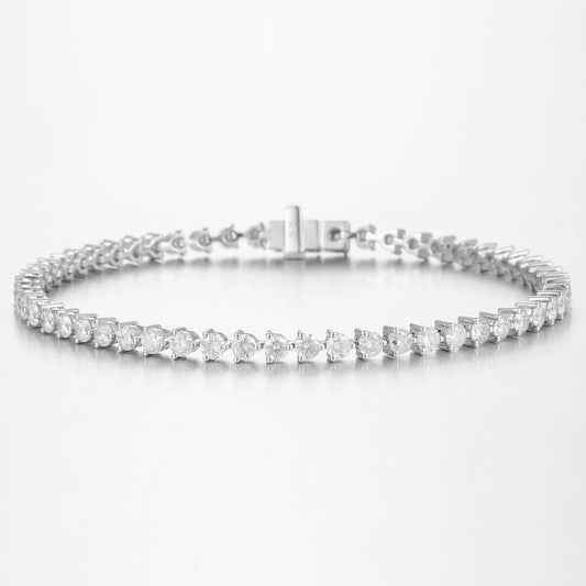 Lab Grown Diamond Bracelet-LGB0904-0.06
