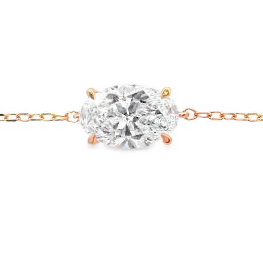 Lab Grown Diamond Bracelet-LGB0913-O