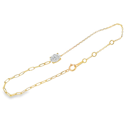 Lab Grown Diamond Bracelet-LGB0914-O