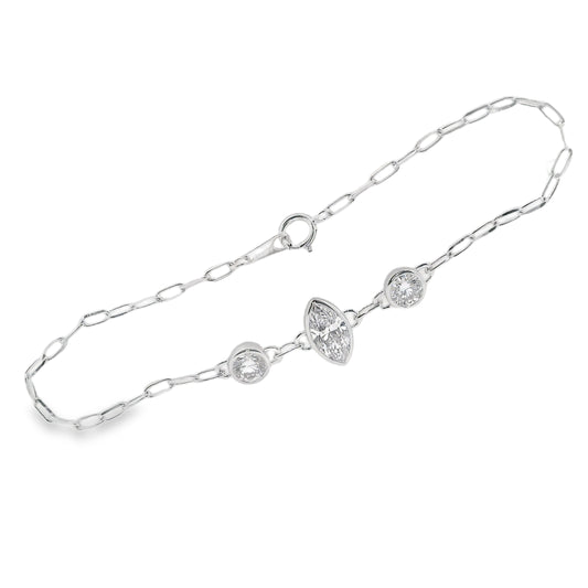 Lab Grown Diamond Bracelet-LGB0916-M