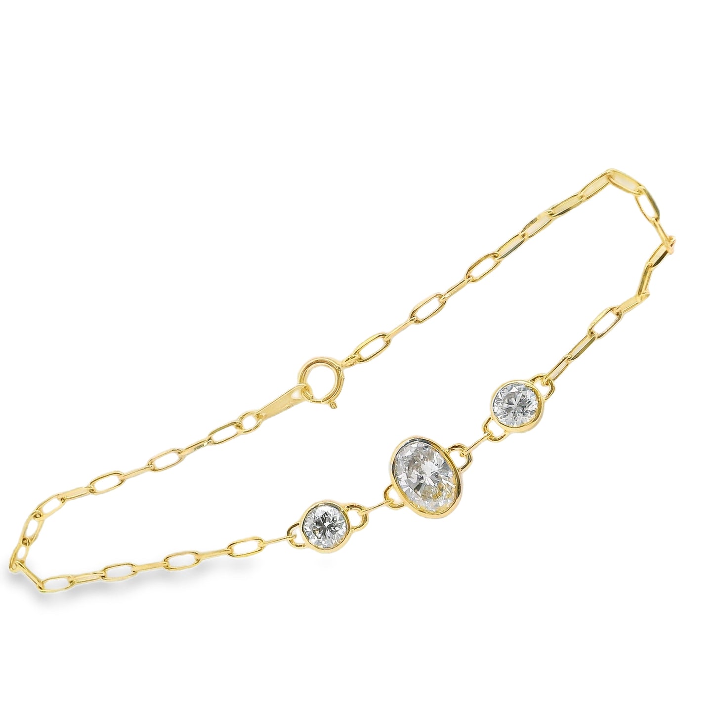 Lab Grown Diamond Bracelet-LGB0916-O