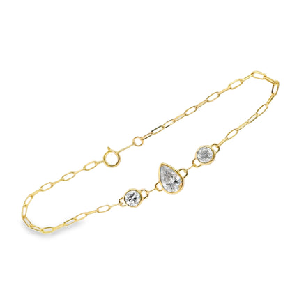 Lab Grown Diamond Bracelet-LGB0916-P