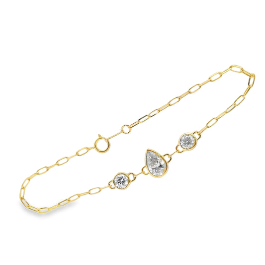 Lab Grown Diamond Bracelet-LGB0916-P