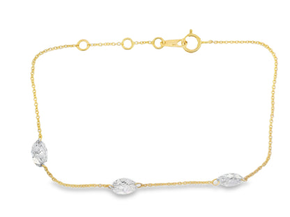 Lab Grown Diamond Bracelet-LGB0917-O