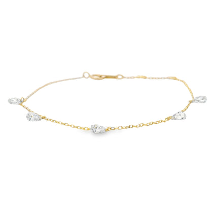 Lab Grown Diamond Bracelet-LGB0924-P5