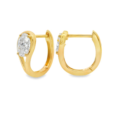 Lab Grown Diamond Earring-LGE0905-O