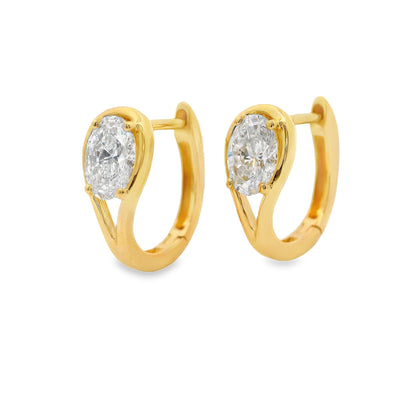 Lab Grown Diamond Earring-LGE0905-O