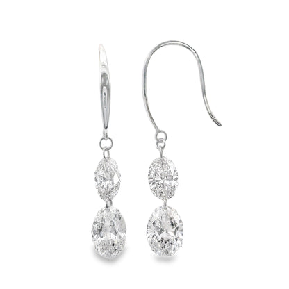 Lab Grown Diamond Earring-LGE0912-O2