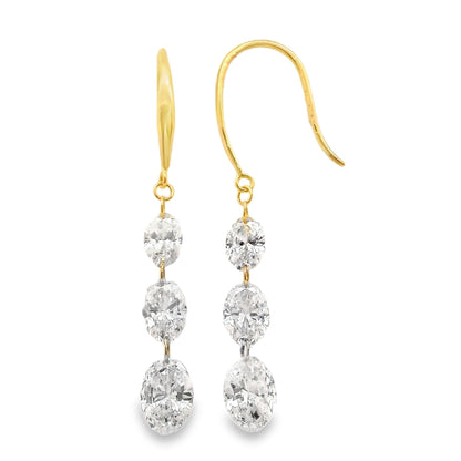 Lab Grown Diamond Earring-LGE0918-O3