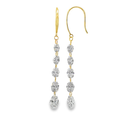 Lab Grown Diamond Earring-LGE0918-O5