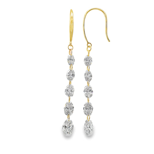 Lab Grown Diamond Earring-LGE0918-O5