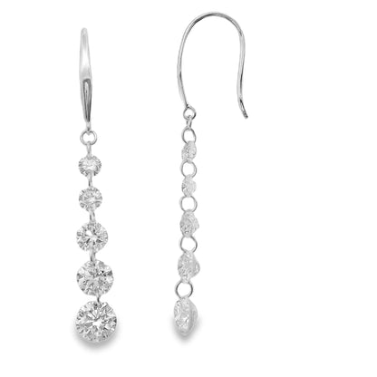 Lab Grown Diamond Earring-LGE0918-R5