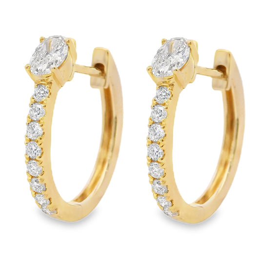 Lab Grown Diamond Earring-LGE0921-O