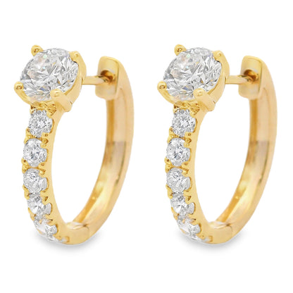 Lab Grown Diamond Earring-LGE0921-R