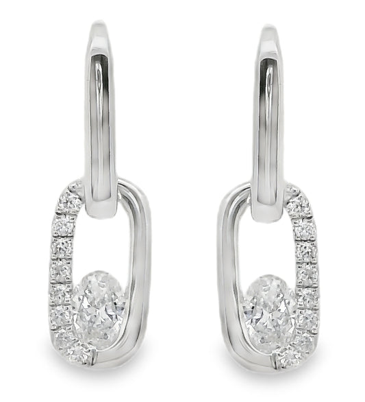 Lab Grown Diamond Earring-LGE0922-O