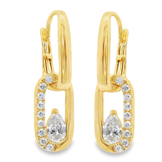 Lab Grown Diamond Earring-LGE0922-P