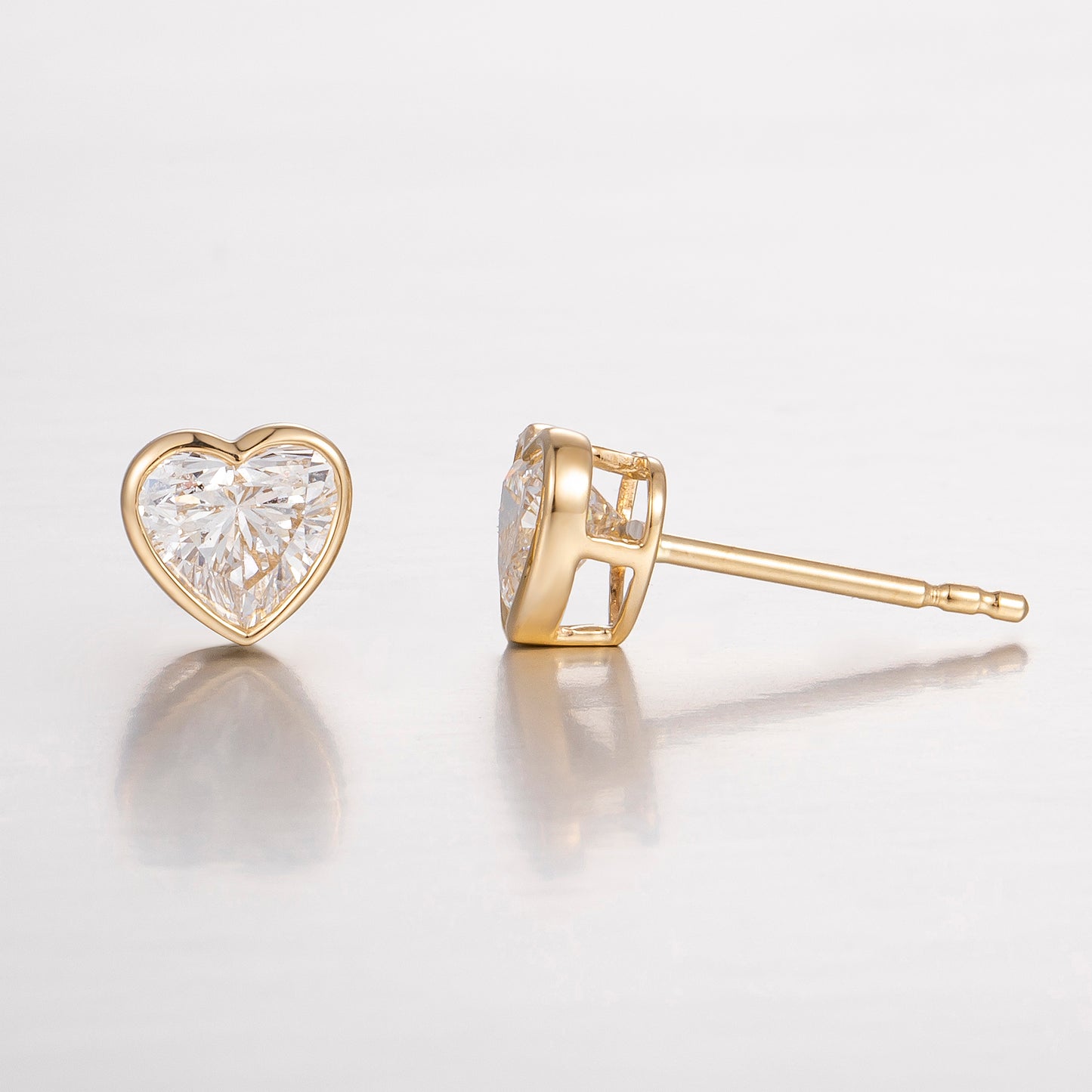 Lab Grown Diamond Earring-LGE0927-H0.3