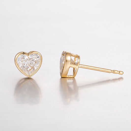 Lab Grown Diamond Earring-LGE0927-H0.3