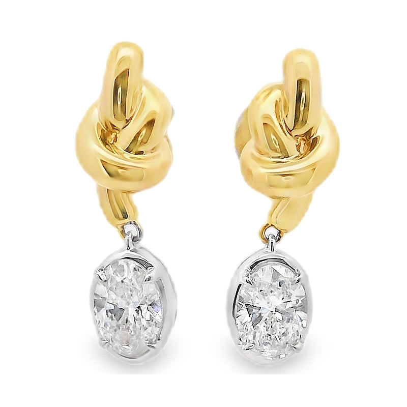 Lab Grown Diamond Earring-LGE0959-O