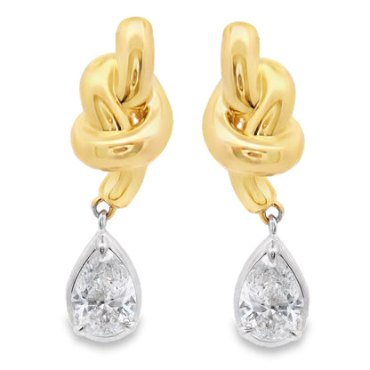 Lab Grown Diamond Earring-LGE0959-P