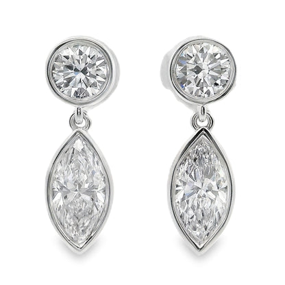 Lab Grown Diamond Earring-LGE0991-M