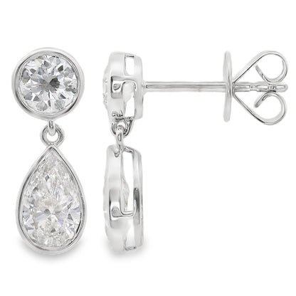 Lab Grown Diamond Earring-LGE0991-P