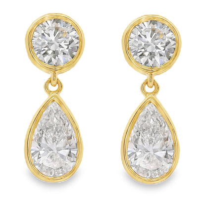 Lab Grown Diamond Earring-LGE0991-P